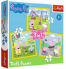 Puzzle 3w1 Pomysłowa Świnka Peppa