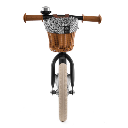 Kinderkraft Rapid 2 Rowerek Biegowy z Koszykiem Lunar Black Czarny