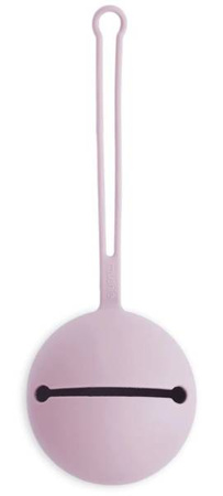 Mushie Etui Na Smoczek Do Wózka Kula Kolorystyka Soft Lilac