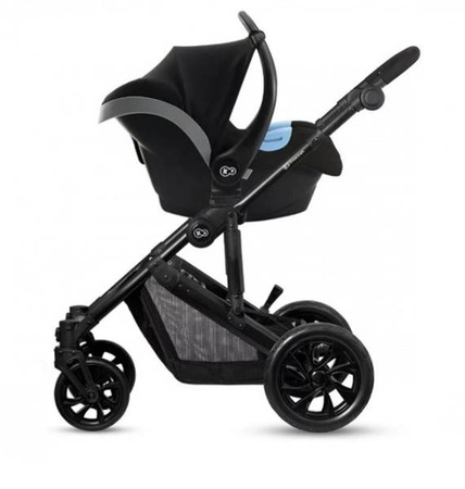 Kinderkraft Prime Lite Wózek Głeboko-spacerowy 3w1 Black Anthracite