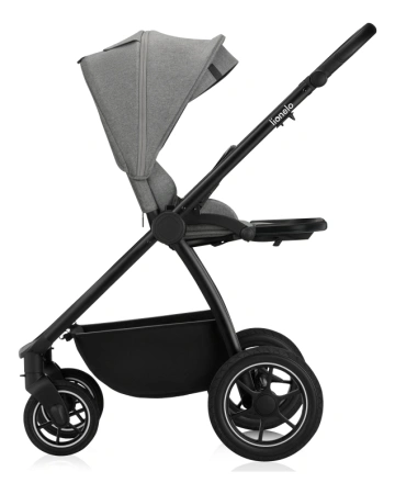 Lionelo Meril Wózek Głęboko-Spacerowy 3w1 Grey Stone