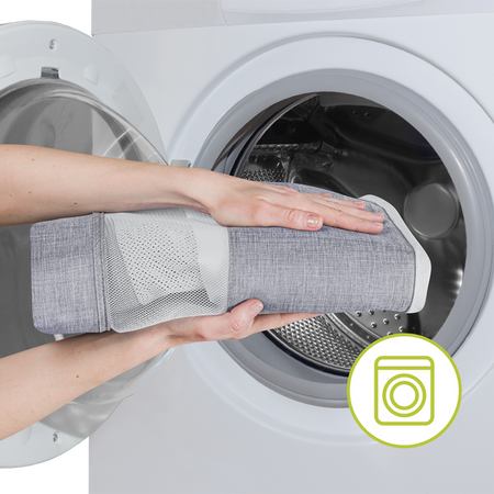 Lionelo Luna Łóżeczko Dostawne Grey Concrete