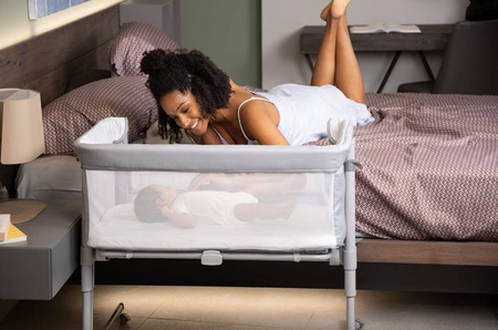 Chicco Next2me Dream Evo Łóżeczko Dostawne Grey Re_Lux