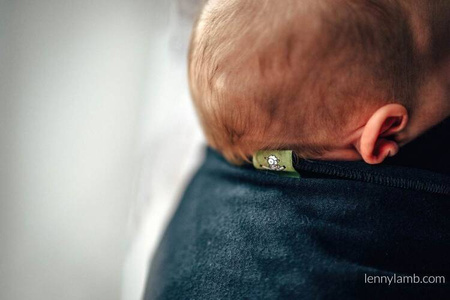 LennyLamb Chusta do noszenia dzieci, elastyczna - Czarny - rozmiar standardowy 5.0 m (100% bawełna)