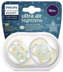 Philips Avent, Smoczek Uspokajający Ultra Air Night 18m+