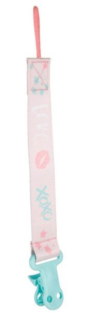 Canpol Babies Tasiemka Do Smoczka Uspokajającego Exotic Animals 51/023 Pink