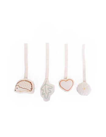 Childhome Zestaw Zabawek 5 szt. Canvas Forest do Tipi Play Gym