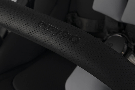 Easy Go Duoflex Wózek Głęboko-Spacerowy Bliźniaczy Rok po Roku Cloudy Gray 2 Siedziska 1 Gondola