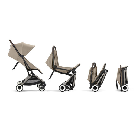 Cybex Orfeo Wózek Spacerowy Rama Taupe Almond Beige
