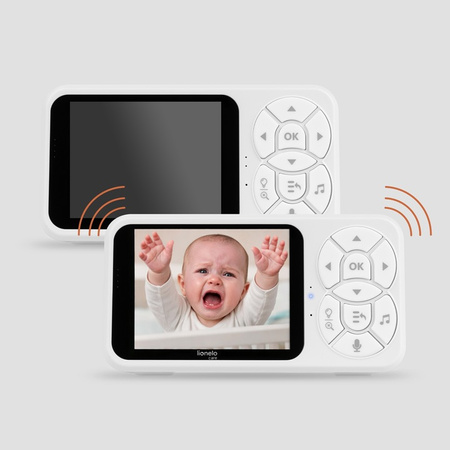 Lionelo Babyline 3.4 Care Niania Elektroniczna White