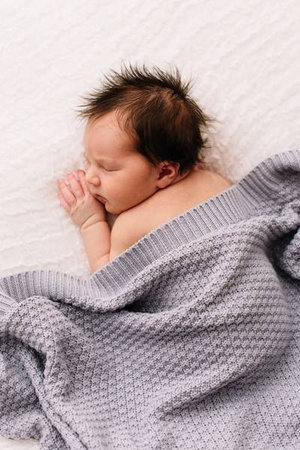 X-Lander X-Boo Bambusowo-Bawełniany Kocyk Snowdrop Blue