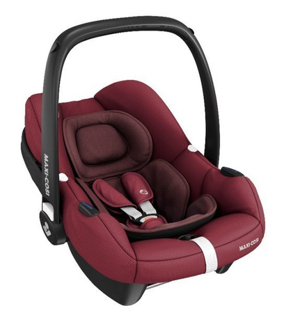 Maxi Cosi Tinca i-Size Fotelik Samochodowy 0-13 kg + FamilyFix2 Baza Do Fotelików Samochodowych Essential Red