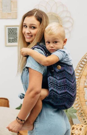 LennyLamb Nosidło Klamrowe Onbuhimo z Tkaniny Żakardowej 100% Bawełna Rozmiar Preschool Boho Eclectic