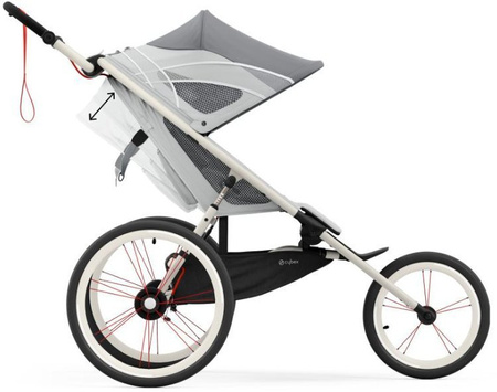 Cybex Avi Tapicerka Siedziska Do Wózka Cybex Sports Medal Grey