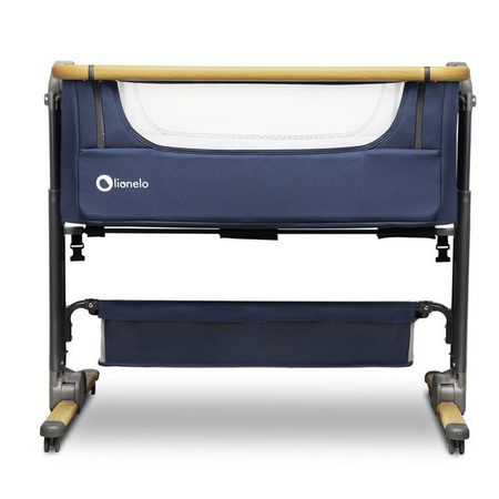Lionelo Łóżeczko 3 w 1 Timon + Materac Navy Blue