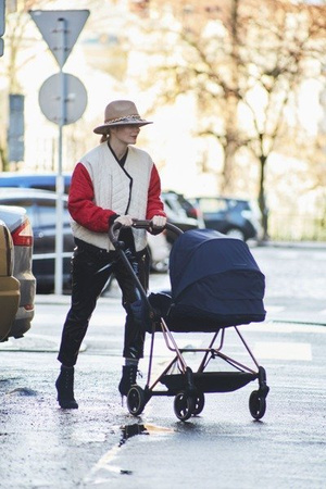 Cybex Mios 2.0 + Gondola Wózek Głęboko-Spacerowy Wings Jeremy Scott Cherub Pink