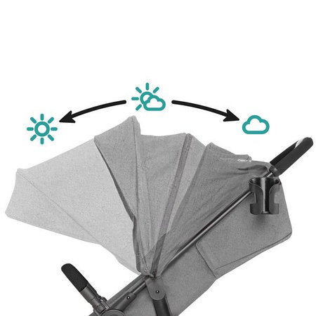 Kinderkraft Grande City Wózek Spacerowy Black