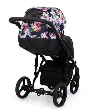 Kunert Tiaro Wózek Głęboko-Spacerowy 2w1 Szary Biała Rama Koła Żelowe