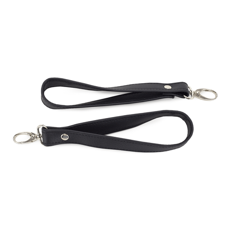 Makaszka Zaczepy z Eko-Skóry Do Organizera / Torby Czarny