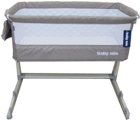BABY MIX ŁÓZECZKO DOSTAWNE PRZYSTAWKA Szary