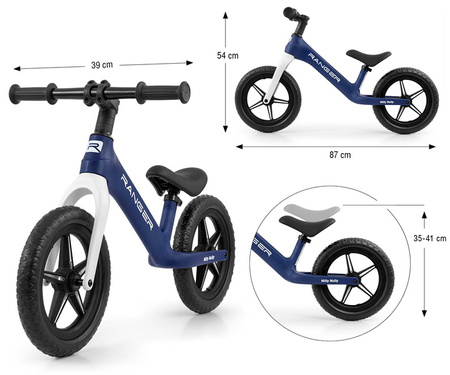 Milly Mally Ranger Rowerek Biegowy Flash Navy