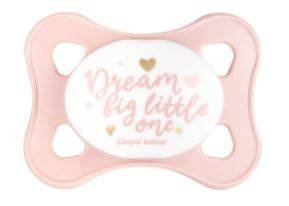 Canpol babies Smoczek silikonowy 0-2m symetryczny MINI 2szt. Pink
