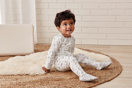 Love To Dream Śpioszki Dziecięce / Pajacyk 0-3m - Szare