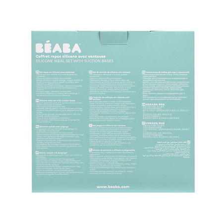 Beaba Komplet naczyń z silikonu z przyssawką Terracotta (stary indeks: 913591)