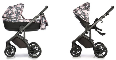 ROAN Bloom Wózek Głęboko-Spacerowy 2w1 Night Flowers