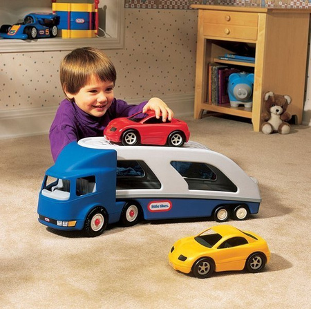 Little Tikes Auto Ciężarówka Laweta Niebieska