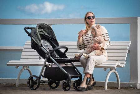 Espiro Wave 2023 Wózek Spacerowy 209 Mokka Taste