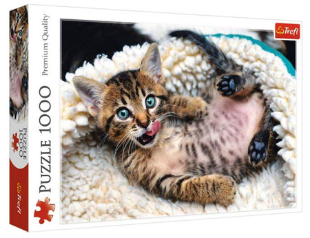 Trefl Puzzle 1000 el. Wesoły Kotek