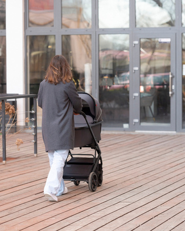 Carrello Alfa Gondola Do Wózka Feather Grey