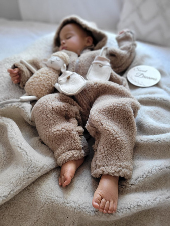 Zaffiro Nevada Kombinezon Wełniany Dla Dzieci 62/68 Brown