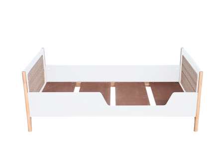 Theo Bebe Oceania Wielofunkcyjne Łóżeczko Ratanowe 70x140cm Neige