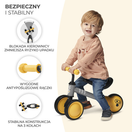 Kinderkraft Cutie Mini Rowerek Biegowy Honey