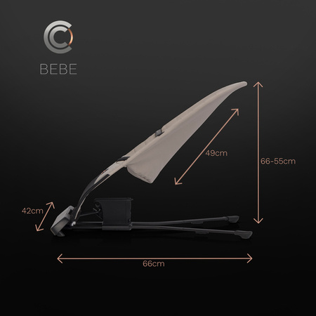 Cavoe Bebe Leżaczek Dziecięcy Taupe