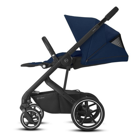 Cybex Balios S Lux Wózek Spacerowy Navy Blue - Czarna Rama 2022