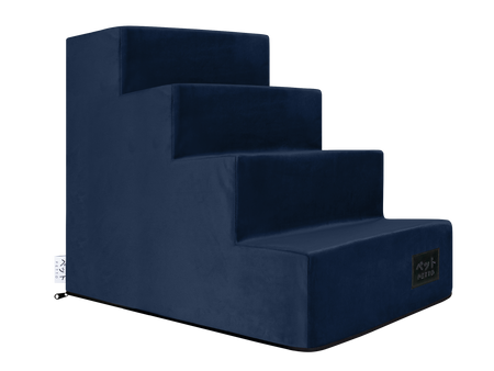 Petto Takai 4 Velvet Schodki Dla Psa Stopnie Granatowe