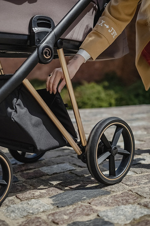 Roan Ivi 2.0 Vintage Wózek Głęboko-Spacerowy Sicilian Olive + Cybex Aton B2 i-Size Fotelik Samochodowy 0-13kg + Baza One Volcano Black