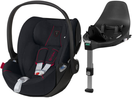 Cybex Cloud Z I-Size Fotelik Samochodowy 0-13 kg + Baza Z-fix Victory Black - Ferrari