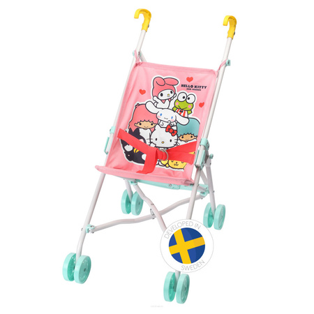 Micki Hello Kitty Wózek dla Lalek Składana Spacerówka