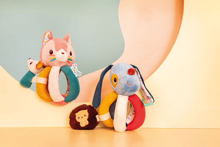 Lilliputiens Grzechotka z uchwytami Kotka Jeanne 6 m+