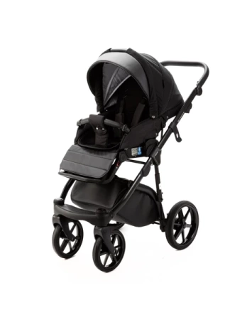 Adamex Nola Standard Wózek Głęboko-Spacerowy Czarny PS-37-LUX