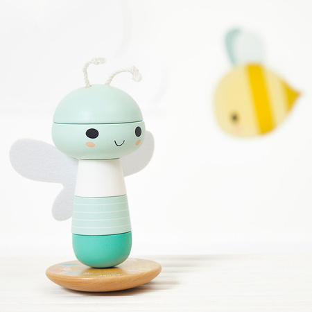 Janod Układanka piramida drewniana Ważka Pure 12 m+