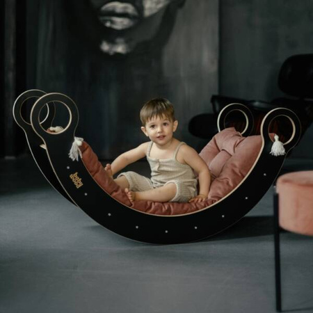 Baby Wood Bujak Drewniany L Czarny