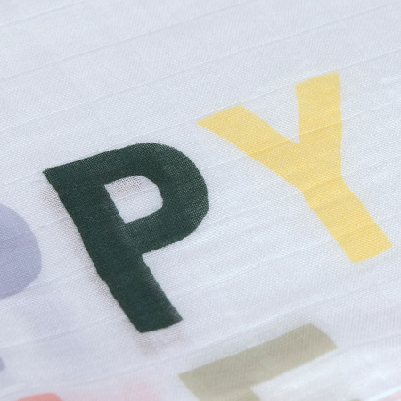 Lassig Bambusowa pieluszka otulacz Zestaw 3 szt. 80x80cm Happy Fruits lemon