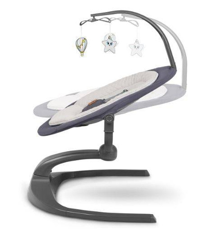 Lionelo Rina Bujaczek Leżaczek Grey Concentrate