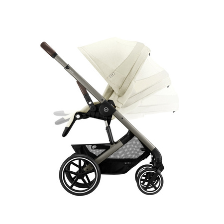 Cybex Balios S Lux Wózek Głęboko-Spacerowy Seashell Beige 2023 Rama Taupe