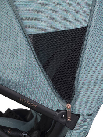 Cavoe Axo Shine Wózek Głęboko-Spacerowy 2w1 + Torba + Adaptery Boho Green